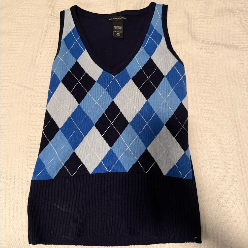Blue Sweater Vest
